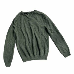 Olive Green Merino Wool Sweater